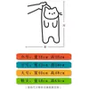 Tienda Creativa Pegatina para Puerta de Cristal Ropa Tienda de Reparación de Teléfonos Móviles de Té de Leche Decoración de Fondo para Puerta Pegatina de Pared de Gato Cunnable