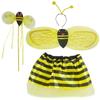 Roupas de desempenho de abelhas Roupas de desempenho de animais infantis Libélula Mosca Besouro Joaninha Jardim de infância Inseto Asas Adereços