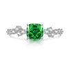 Bestseller de Tiktok y Xiaohongshu: Un Ramo de Flor de Hielo de Luz de Estrellas Anillos Cortados para Mujer con Incrustaciones de Diamante de Alto Carbono Envío Transfronterizo Europeo y Americano