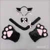 Accesorios de Peluche Lindos Estilo Japonés para Actuación Cosplay Patas de Gato Guantes de Garra de Gato Celebridad de Internet para Dropshipping