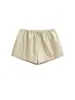 Fábrica de Origem [Estilo Menina Japonesa] Calças Casuais para Mulheres Verão Versátil Soltas Emagrecimento Cintura Média Perna Larga Shorts Finos