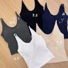 Nueva Camisola 3037 para Mujer con Almohadillas Integradas, Diseño de Espalda Hermoso Integrado, Top Tubo, Corte Ajustado, Cómodo, Versátil Camiseta sin Mangas Base