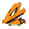 Precio de fábrica grúa de brazo plegable hidráulico de 10 toneladas para camiones, grúa montada en camión de 1-25 toneladas con control remoto inalámbrico