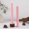 Vela de Varilla Larga de Diente de 27 cm Venta al por Mayor para el Hogar Romántica Boda Regalo de Acompañamiento Cera de Varilla de Color Inodora e Inolora Transfronteriza