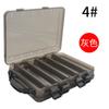 Caja de cebo portátil de madera para camarones Luya, con 10 rejillas y 14 rejillas, con doble cara dividida y cerradura de cinco colores, accesorios para equipo de pesca