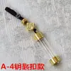 Colgante Nepales Vacío de Cinabrio con Apertura Transparente para Reliquias, Tubo Amuleto Colgante, Caja Ga'U, Botella, Torre, Contenedor Pequeño y Otros