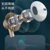 Subwoofer de metal intra-auricular para ouvir músicas Android controle de fio inteligente chamada com microfone fones de ouvido com fio atacado