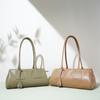 2026 Diseño de Nicho Minimalista Francés Bolso Triangular Nuevo de Cuero Genuino Bolso de Mano de Moda Bolso de Hombro para Viajes Diarios para Mujer