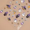 Redanco5D Repujado Popular Pegatinas para Uñas Halloween Calabaza Fantasma Pequeño Pegatinas Estéreo para Uñas He1283