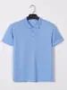 Camisas Polo de Comercio Exterior Transfronterizo con Iones de Hielo, Camisetas de Manga Corta, Uniformes Escolares, Ropa de Trabajo con Logo Personalizado