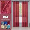 Cortinas de Comércio Exterior, Cortinas Blackout Total, Produtos Acabados para Quarto, Varanda, Sala de Estar, Tecido Blackout com Taxa de Blackout de 99%, Cortinas Blackout para Exportação