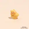 Urso Manteiga Fofo de Desenho Animado 3D Resina Pequenos Acessórios Artesanal DIY Decoração de Desktop de Computador Carro Materiais