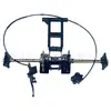 Accesorios para Cuatrimoto Motocicleta de Dos Ruedas Modificada a Triciclo Eje Trasero Suspensión con Freno Agujeros Cuatro 61-74cm Eje Trasero