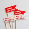 Decoraciones para Pasteles, Cupcakes y Postres de Año Nuevo 2025 y Festival de Primavera Transfronterizos