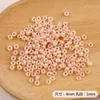 Serie Rosa Canela Vidrio Mixto Cuentas de Arroz Estilo Crema Porosas Sueltas Pulsera DIY Pendientes Accesorios de Joyería