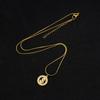 Versión coreana del collar de dólar de diamantes Flash para mujer, diseño de nicho de lujo ligero, cadena de suéter con temperamento, accesorios largos de otoño e invierno al por mayor