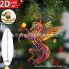 Em Estoque Website Independente Item Mais Vendido Ébano Cavalo Majestade 2D Acrílico Decorativo Preto Ébano Cavalo Estatueta Novo