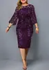 Europa y Estados Unidos talla grande Amazon wish AliExpress eBay costura malla brillante ajustado vestido de fiesta disponible