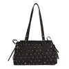 2026 Nuevo Bolso Coreano de Nicho con Lunares para Mujer Elegante Versátil Bolso de Hombro Único Bolso de Mano de Alta Apariencia Moderno