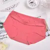 [40,00 kg-85,00 kg] Ropa interior de seda de hielo sin costuras para mujer, entrepierna de algodón, cintura media, bragas sexys para niñas, ropa interior