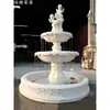 Gran Patio de Boda Europeo Piedra Arenisca Elemento de Agua Fuente Adorno Jardín de Villa Estanque de Peces Escultura Decorativa