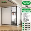 Box de chuveiro integrado para clientes no exterior que compram decoração de casa e unidades completas de banheiro e vaso sanitário com separação completa de áreas secas e molhadas