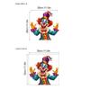Circo Transfronterizo Payaso Divertido Pegatinas de Pared Removibles Decoración del Hogar Fiesta Papel Tapiz de Pared Embellecimiento Pegatinas Autoadhesivas
