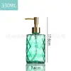 Venta al por mayor de fábrica Amazon Venta caliente Jabón de manos Botella de vidrio Esencia de jabón corporal Botella de vidrio Estilo nórdico en stock