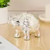 Cinzeiro de Elefante Revestido de Metal para Sala de Estar em Casa, Compacto, Antiderrapante, Anti-Poeira, Cinzeiro Sem Fumaça Fabricante Atacado