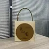 Bolsa de fieltro para el Festival de Medio Otoño con un toque de alta gama, Bolsa de regalo Conejo de Jade, Color sólido, Gran capacidad, Caja de regalo de fieltro para pasteles de luna, Logo personalizado