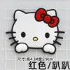 KT Preto Hello Kitty cola macia Acessórios para joias DIY Capa de celular Adesivos decorativos para copo de água Chinelos Sapatos Patch Bolsa