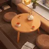 Mesa Baja Estilo Nórdico para el Hogar, Mesa de Té, Mesa Redonda para Dormitorio, Mesa de Té Pequeña, Mesa Baja para Apartamento Pequeño, Soporte para Té, Mesa Pequeña
