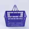 Cesta de compras com rodas armazenamento pequena cesta de compras de supermercado com rodas cesta de plástico carrinho de compras carrinho de compras carrinho de compras Móvel