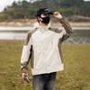Chaqueta Cortavientos 2024 para Hombre y Mujer Chaqueta Tres en Uno Impermeable Desmontable Set de Dos Piezas Más Terciopelo Ropa de Trabajo Exterior