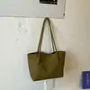 Bolsa tejida retro texturizada Shuai Mi Jia para mujer, nuevo bolso tote simple de otoño 2026, bolso de hombro de gran capacidad para el día a día
