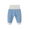 Calças do bebê Calça forrada de lã do outono do bebê Roupa interna Bud Masculino Fleece cintura alta barriga calças de inverno engrossado grande PP calças