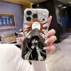 Funda para Teléfono Móvil con Diseño de Arte del Dios Sol Oscuro Estilo Gótico Adecuada para Apple 17Promax Funda Transparente con Airbag Anticaídas