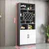 Armario para Vino Armario Divisor para Uso Doméstico, Gabinete de Pared para Sala de Estar para Entrada, Zapatero Integrado en la Entrada, Aparador Simple Gabinete de Almacenamiento
