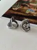 Anillo de Plata Pura Grabado a Mano de los 12 Signos del Zodiaco, Anillo Estilo Nuevo Chino Vintage Estilo Nacional, Anillo Abierto Ajustable