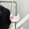 Bolso de Hombro Estilo Occidental de Estilo Fresco para Mujer Primavera y Verano 2024 Nuevo Combinable Ins Bolso de Axila Estilo Coreano Color Sólido Bolso Dumpling