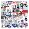 50 Pegatinas de Astronauta de la NASA de Dibujos Animados Graffiti Decorar Equipaje Taza de Agua Guitarra Impermeable DIY