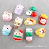 Funda de Teléfono DIY Rosquillas Refrigerador Pegatinas de Pegamento Cremoso DIY Pinzas para el Cabello Hamburguesa Papas Fritas Accesorios de Resina Venta al por Mayor