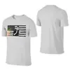 Camiseta de Algodão Transfronteiriça, Interessante Camiseta Charlie Kirk EUA, Camiseta de Algodão Gola Redonda Manga Curta Masculina e Feminina