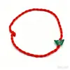 Barraca de Rua Mais Vendido Pulseira Cadeado da Longevidade Pulseira de Corda Vermelha Madeira de Pessegueiro Falsa Loja de 2 Reais Promoção de Joias de Mão Pequenos Presentes Atacado