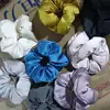 Scrunchie de Dormir Estilo Celebridade para Mulheres, Elástico de Cabelo de Cetim Liso, Acessório de Cabelo Scrunchie Grande Estilo Francês