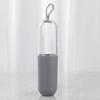 Botella Transparente Verde Caja Colgante a Prueba de Humedad y Polvo Tubo Sellado Caja Protectora para Mascotas Botella para Guardar Pastillas Almacenamiento Cable de Datos