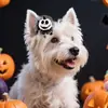Horquilla Tocados para Mascotas de Halloween Gato y Perro Festival de Fantasmas Decoraciones para Fiestas Araña Calabaza Malla Pinza para el Pelo Tocados
