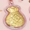 Pegatina de Teléfono de Oro Puro Año Nuevo del Caballo: ¡Princesa, por favor hazte rica pronto! Regalo de Pegatina Dorada del Dios de la Riqueza
