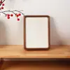 Marco de fotos de madera maciza estilo chino retro, con esquina redondeada, ensamblaje de mortaja y espiga, 6 pulgadas, 7 pulgadas, 8 pulgadas, marco de montaje para caligrafía A4, para pinturas y pinturas chinas