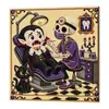 Set de Arte de Pintura de Diamantes DIY de Halloween Transfronterizo con Pegatinas de Perlas, Pintura Decorativa para Colgar en la Pared con Atmósfera Festiva